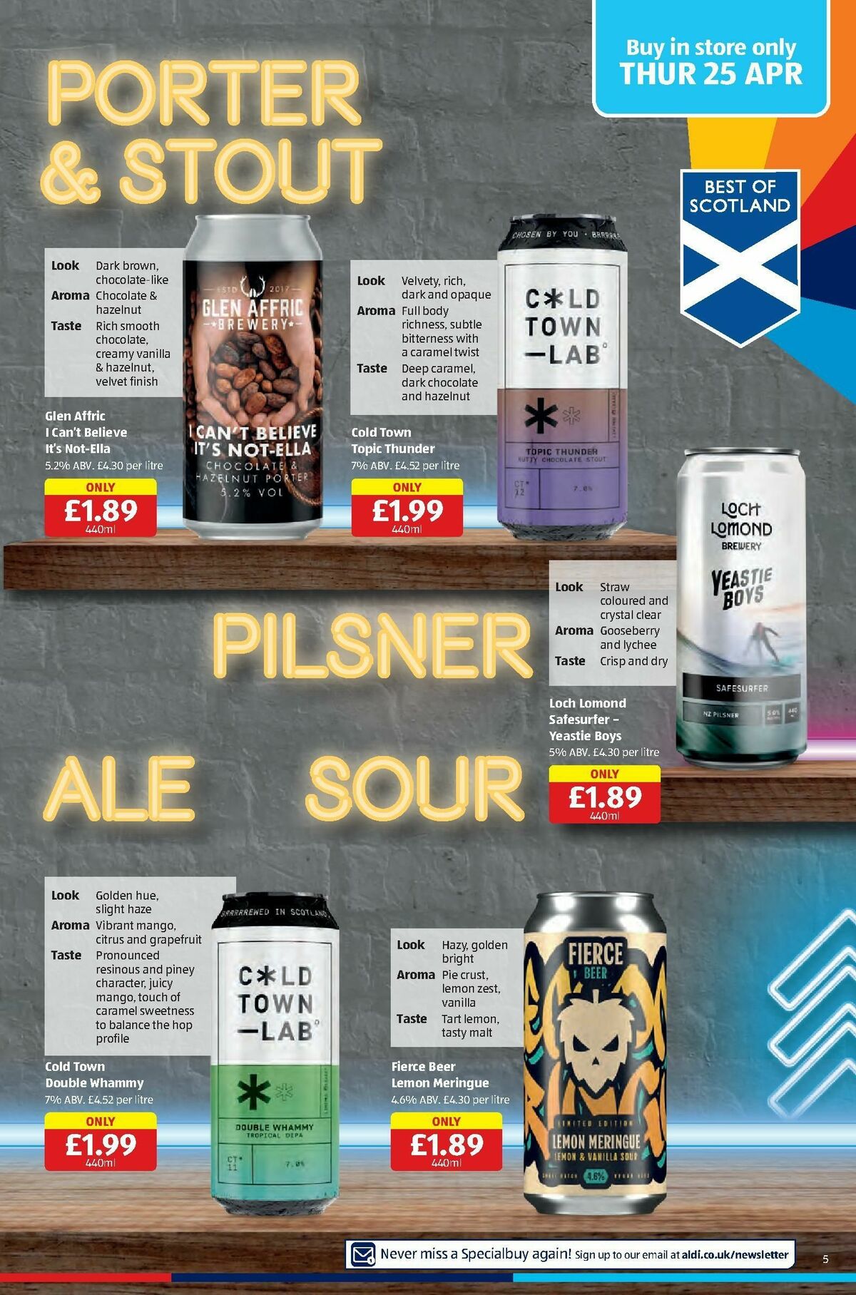 ALDI Scottish Offers from 22 April