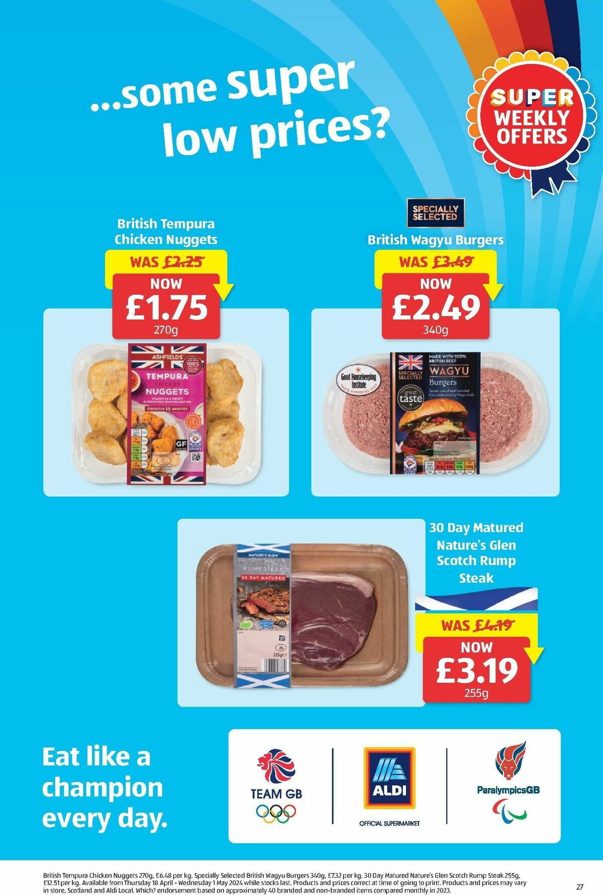 ALDI Scottish Offers from 29 April