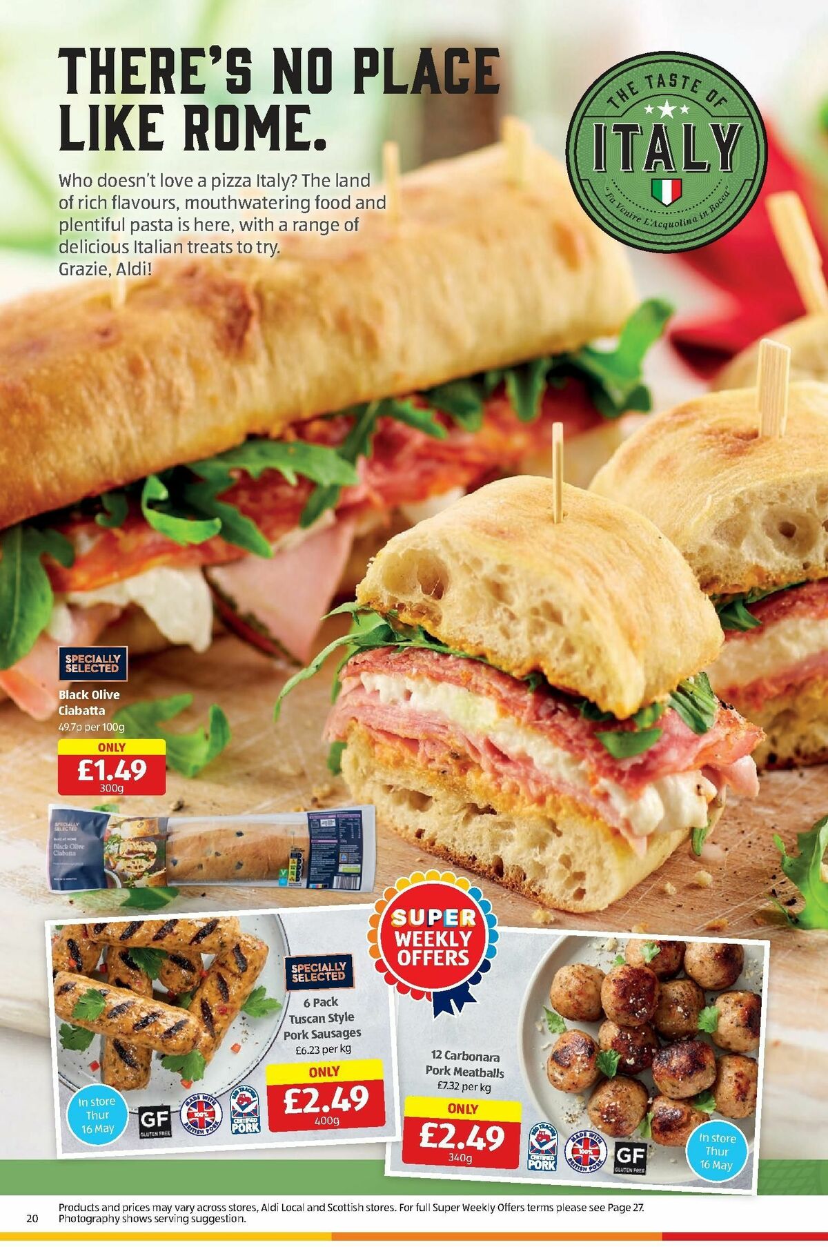 ALDI Scottish Offers from 13 May