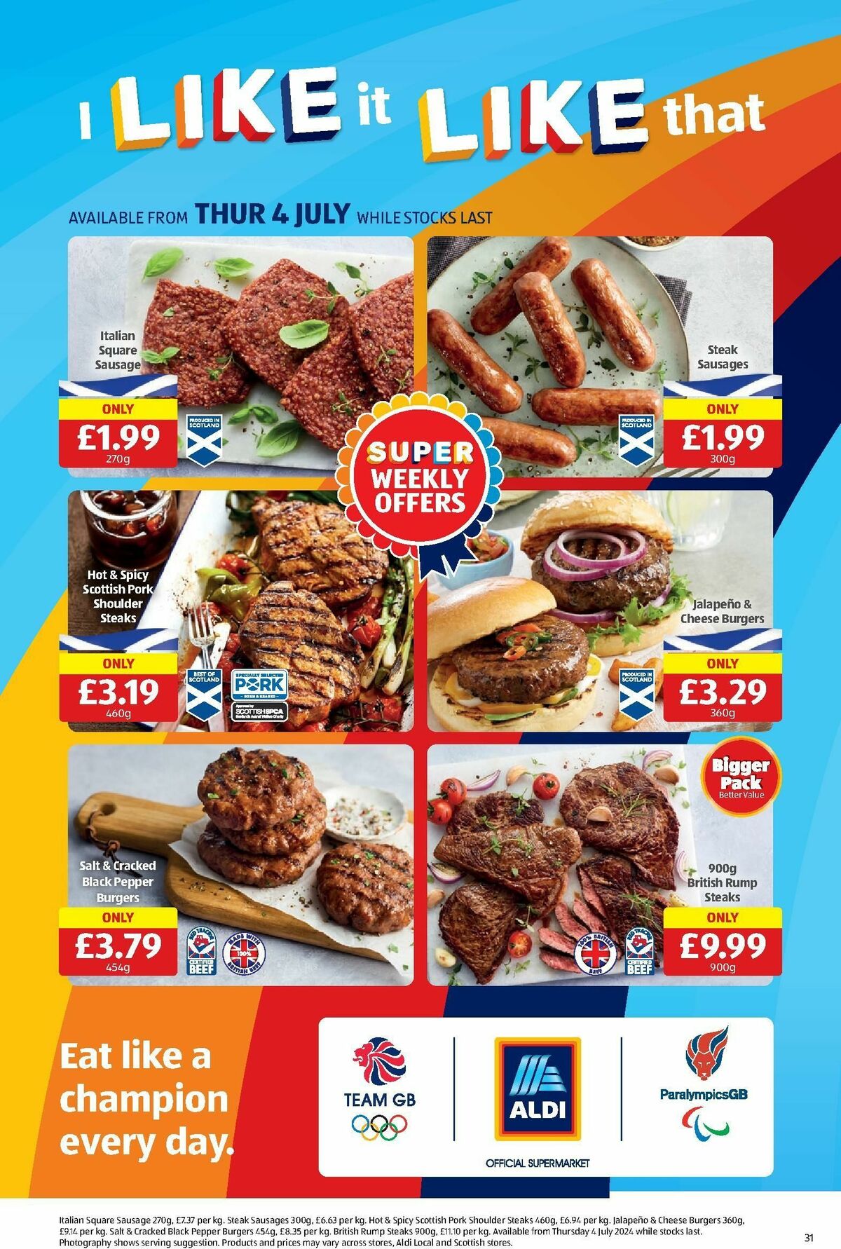 ALDI Scottish Offers from 1 July