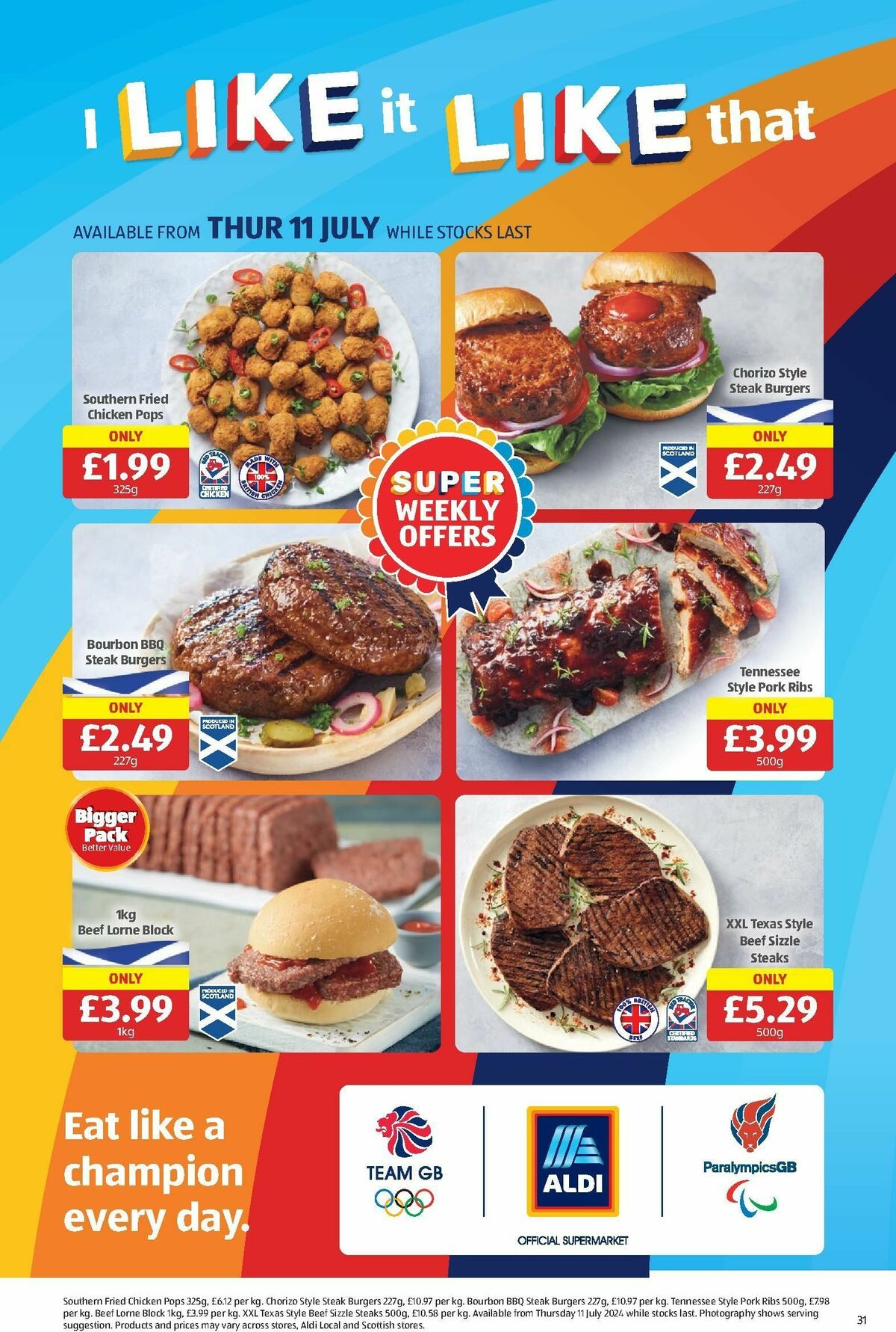 ALDI Scottish Offers from 8 July