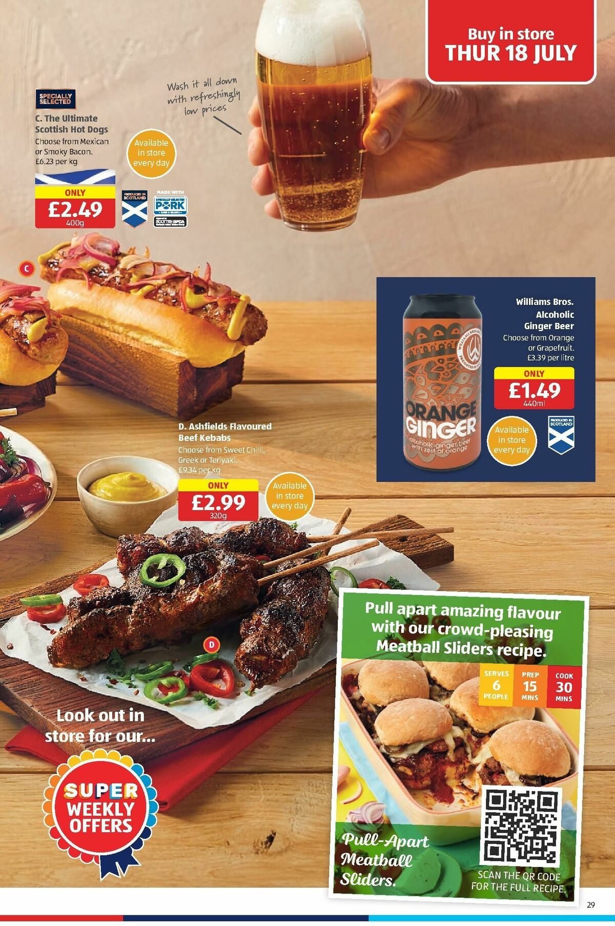 ALDI Scottish Offers from 15 July