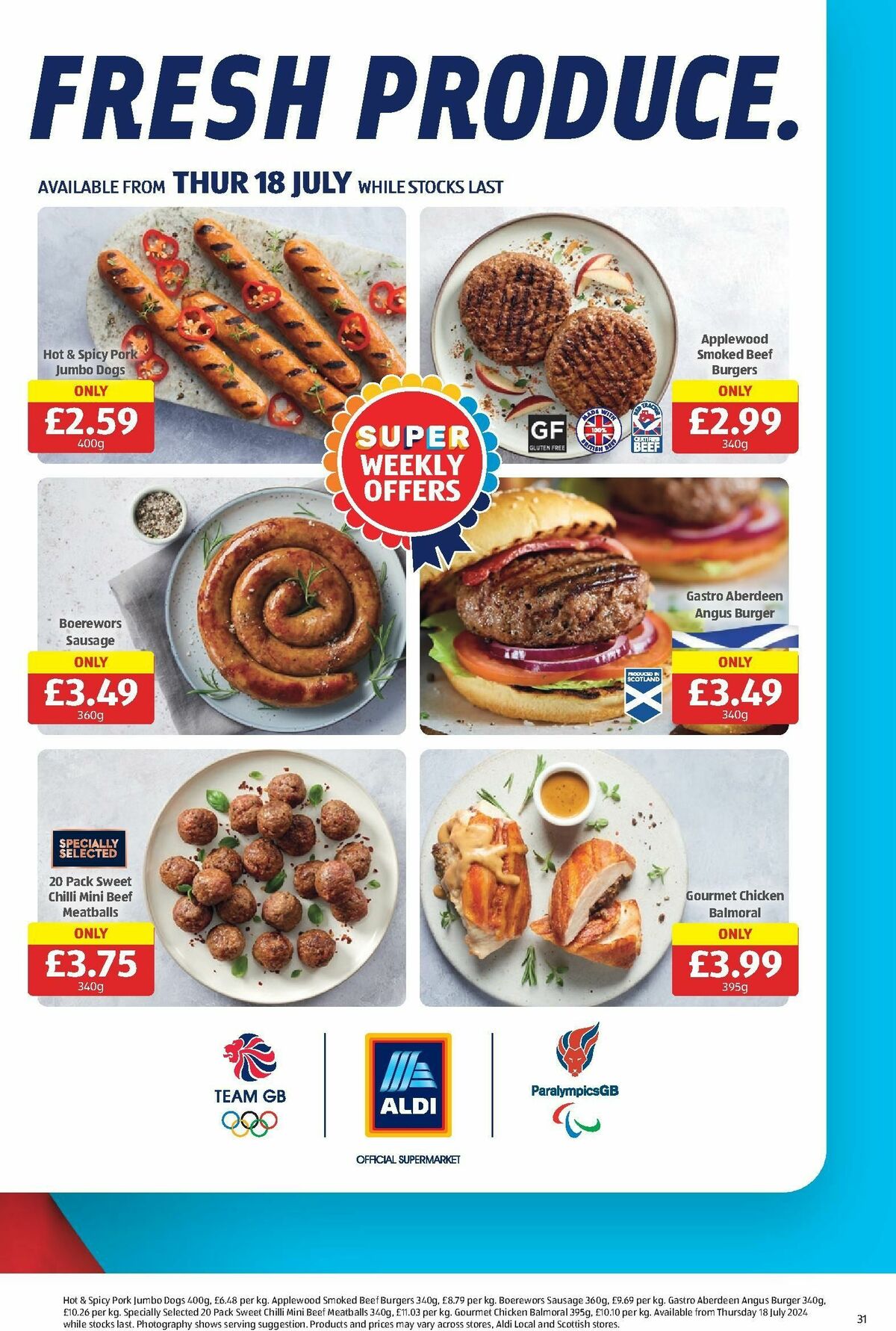 ALDI Scottish Offers from 15 July