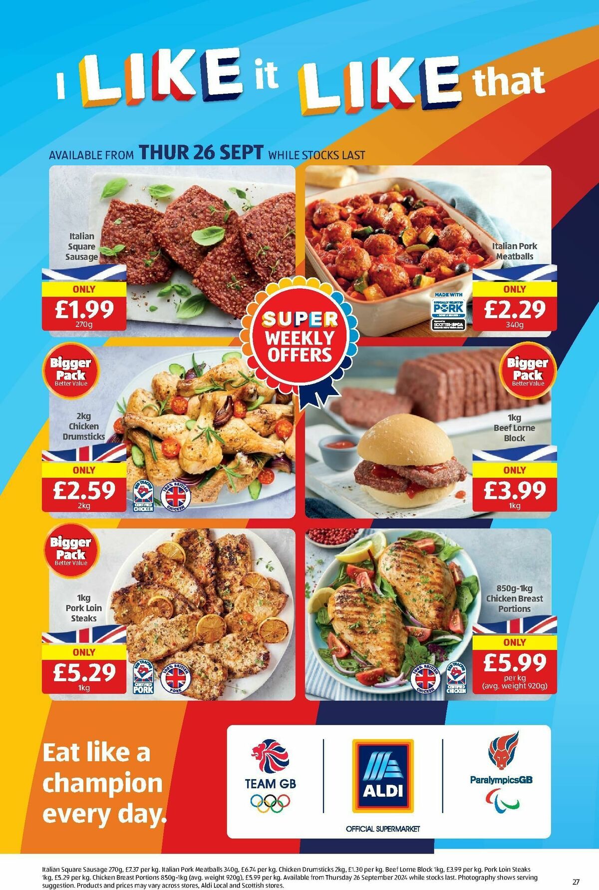 ALDI Scottish Offers from 30 September