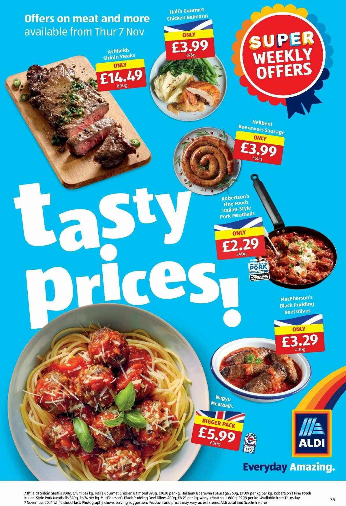 ALDI Scottish Offers from 3 November