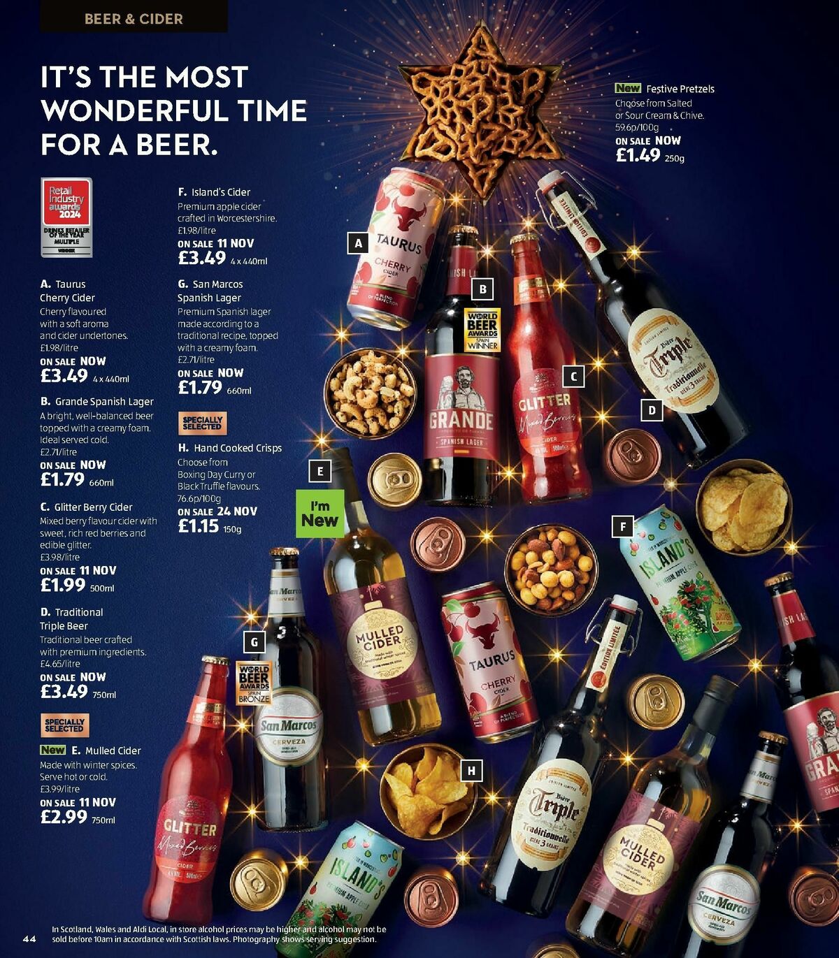 ALDI Christmas Brochure Offers from 8 November