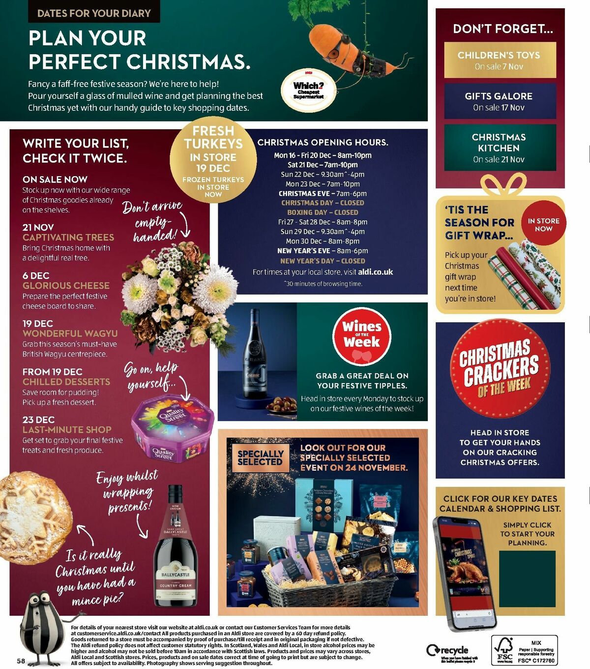 ALDI Christmas Brochure Offers from 8 November