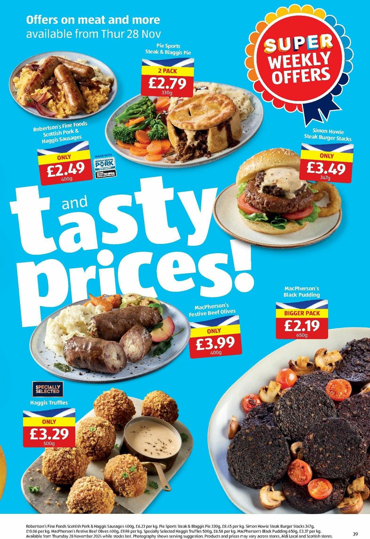 ALDI Scottish Offers from 25 November