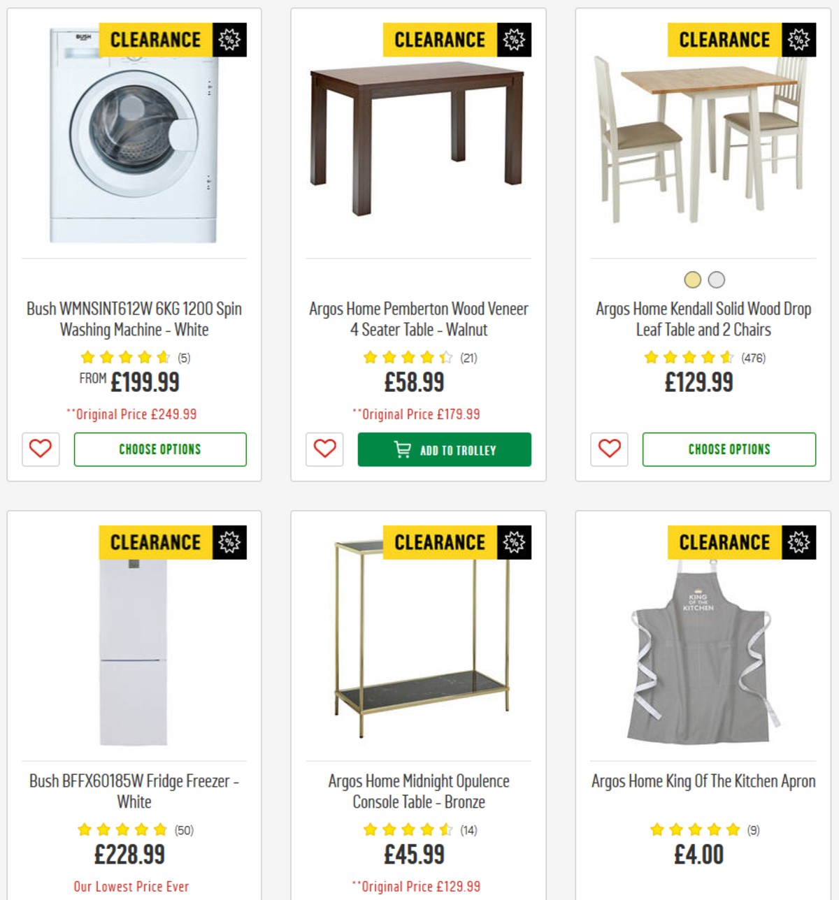 Argos Offers from 26 March