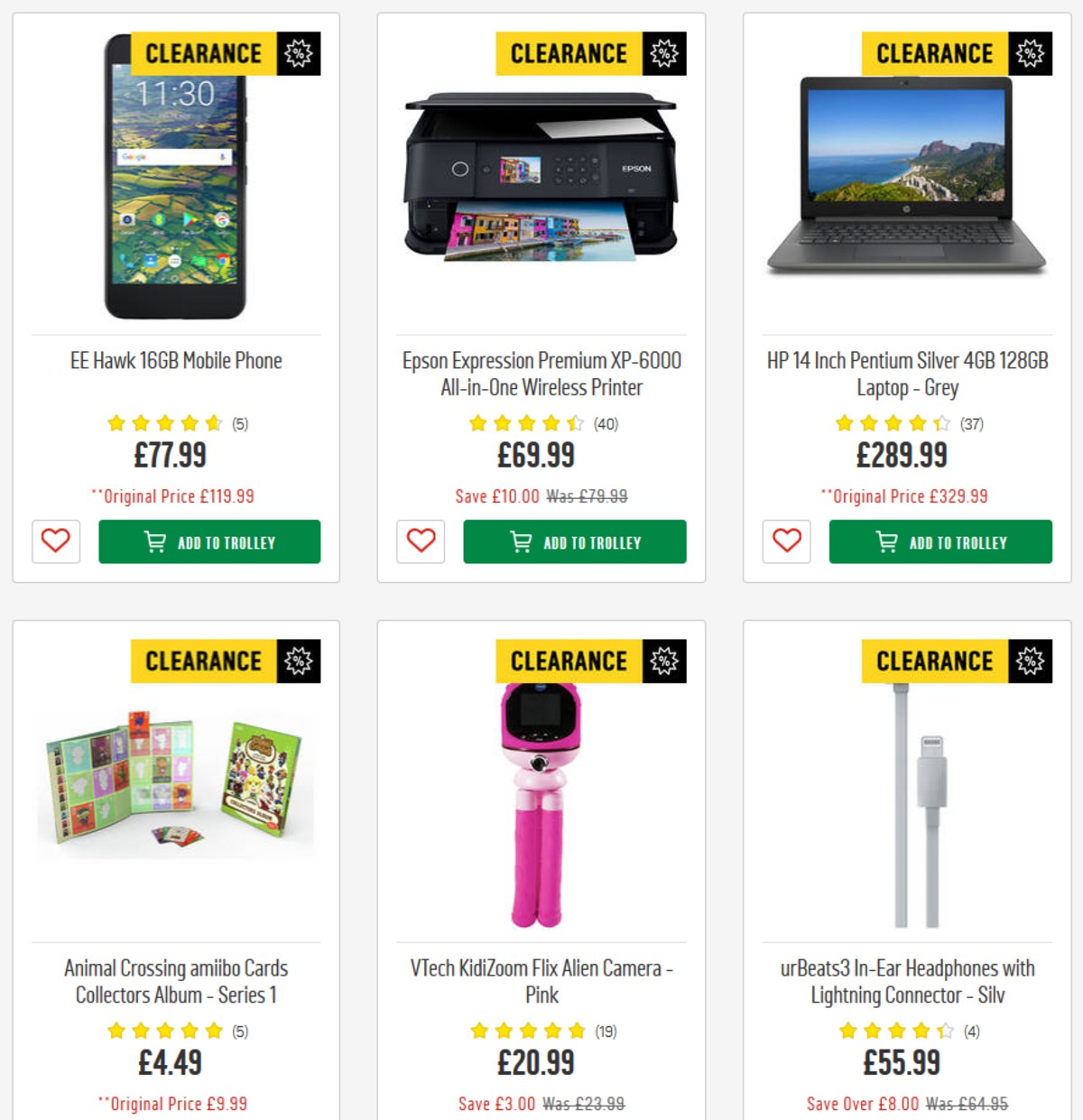 Argos Offers from 26 March