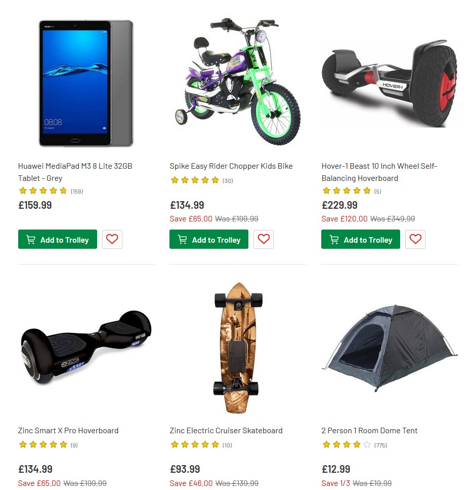 Argos Offers from 28 May