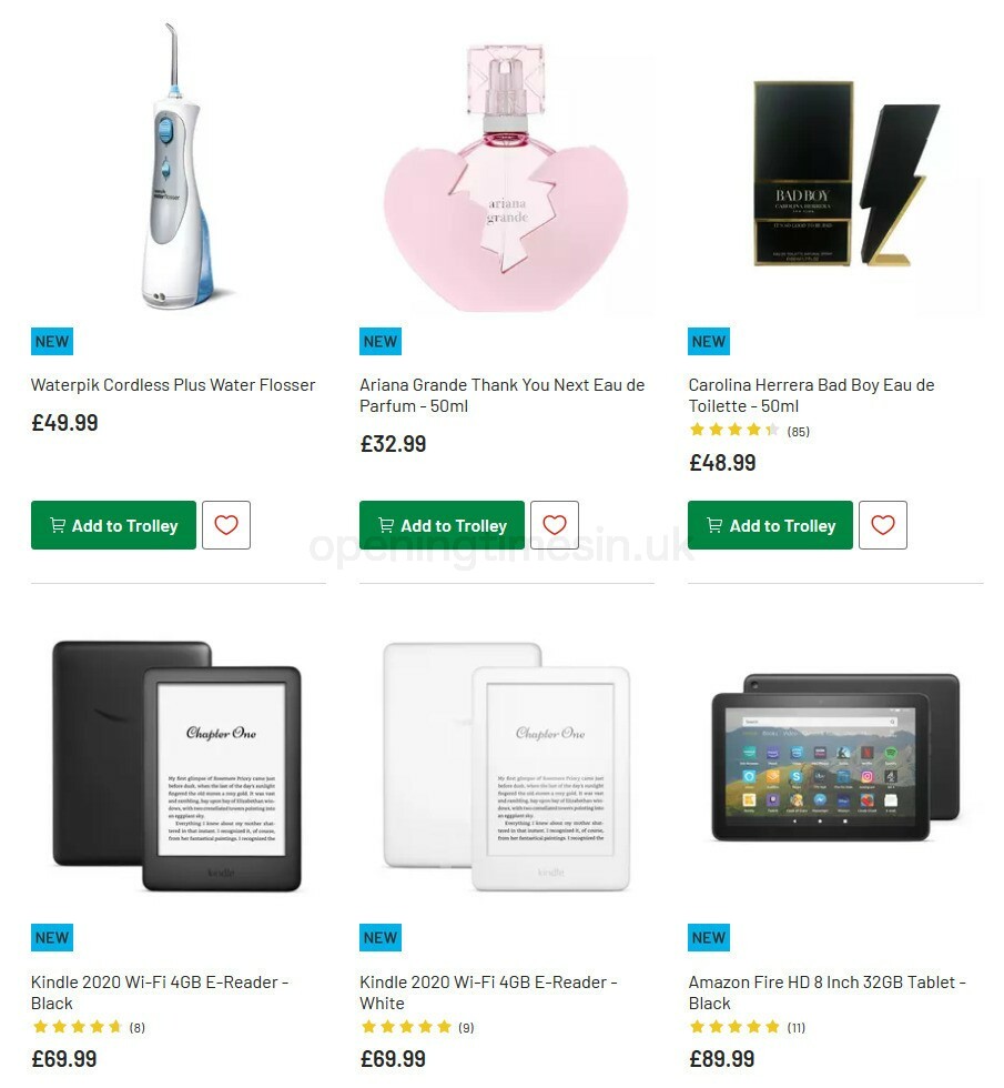 Argos Offers from 11 August