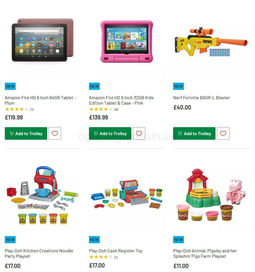 Argos Offers from 11 August