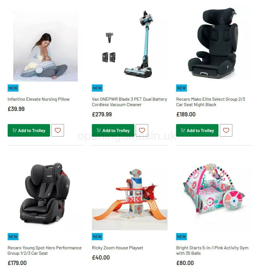 Argos Offers from 11 August