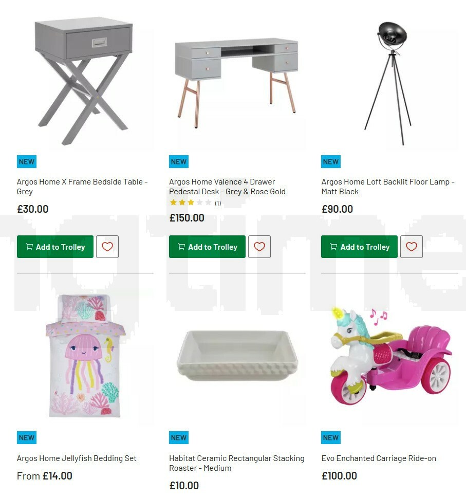 Argos Offers from 11 August