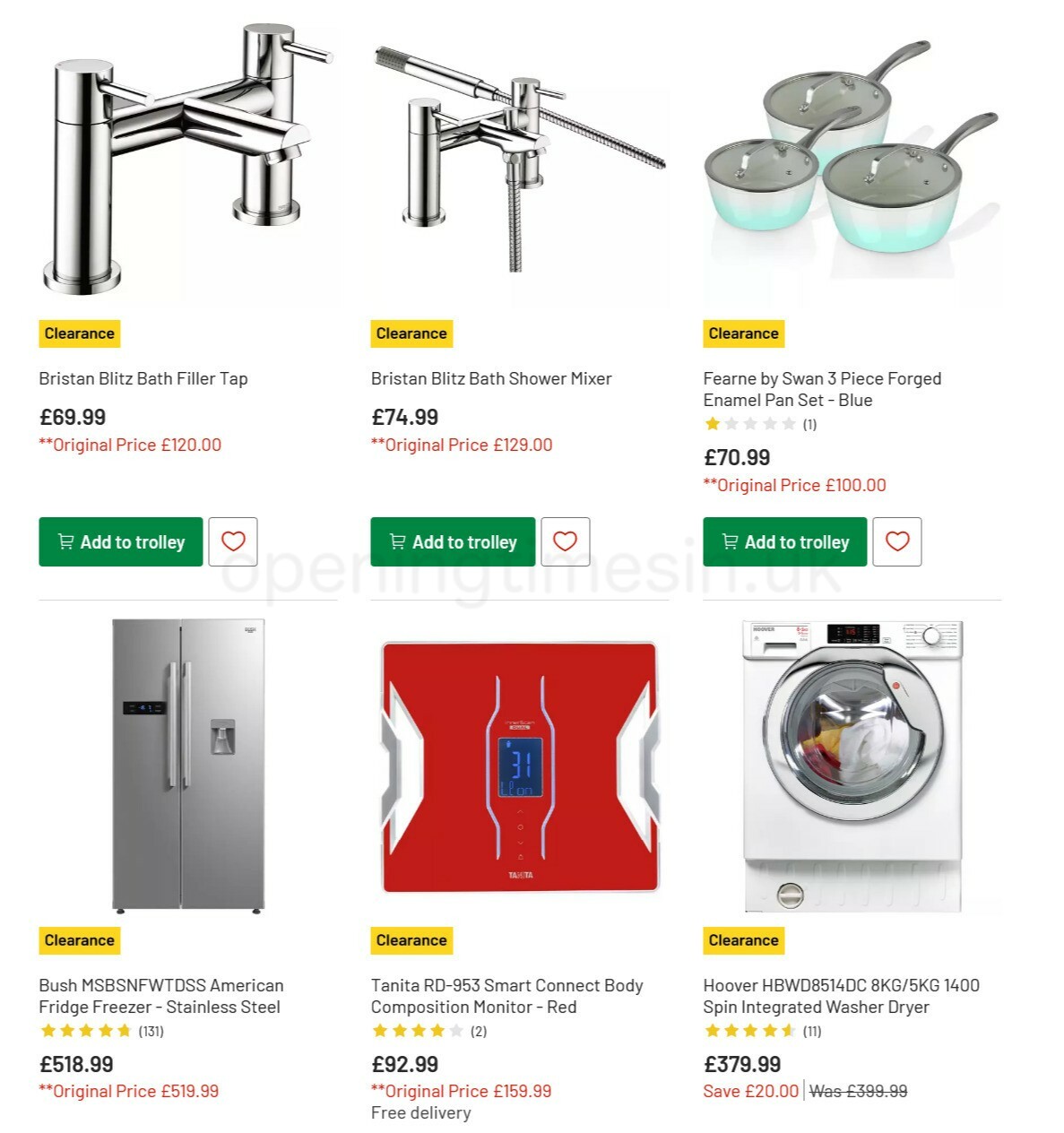 Argos Offers from 15 March