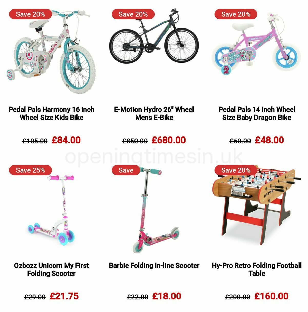 Argos Offers from 6 May