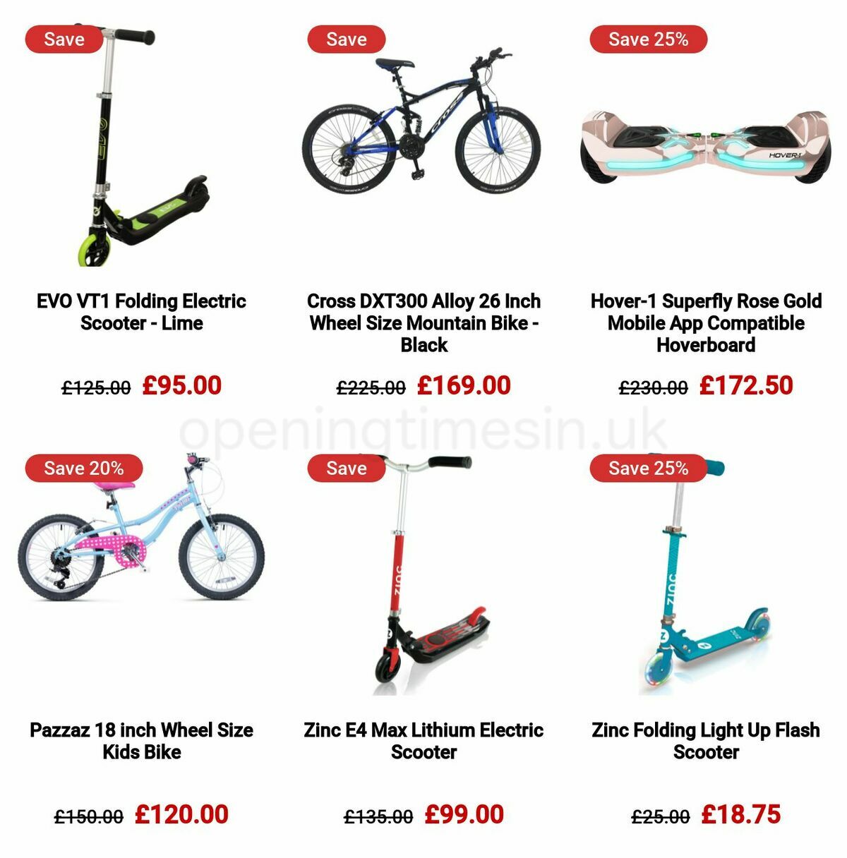 Argos Offers from 6 May