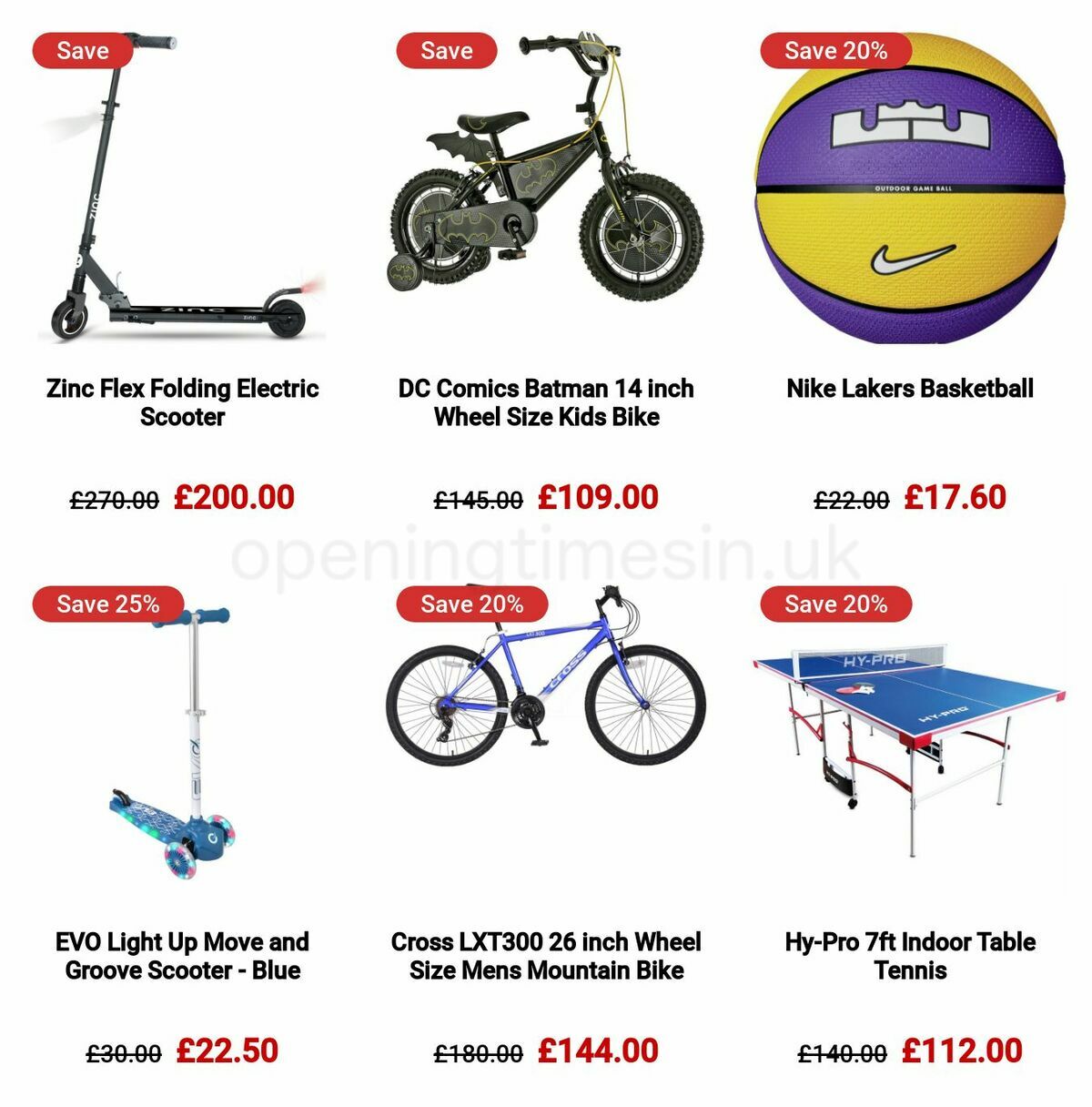 Argos Offers from 6 May