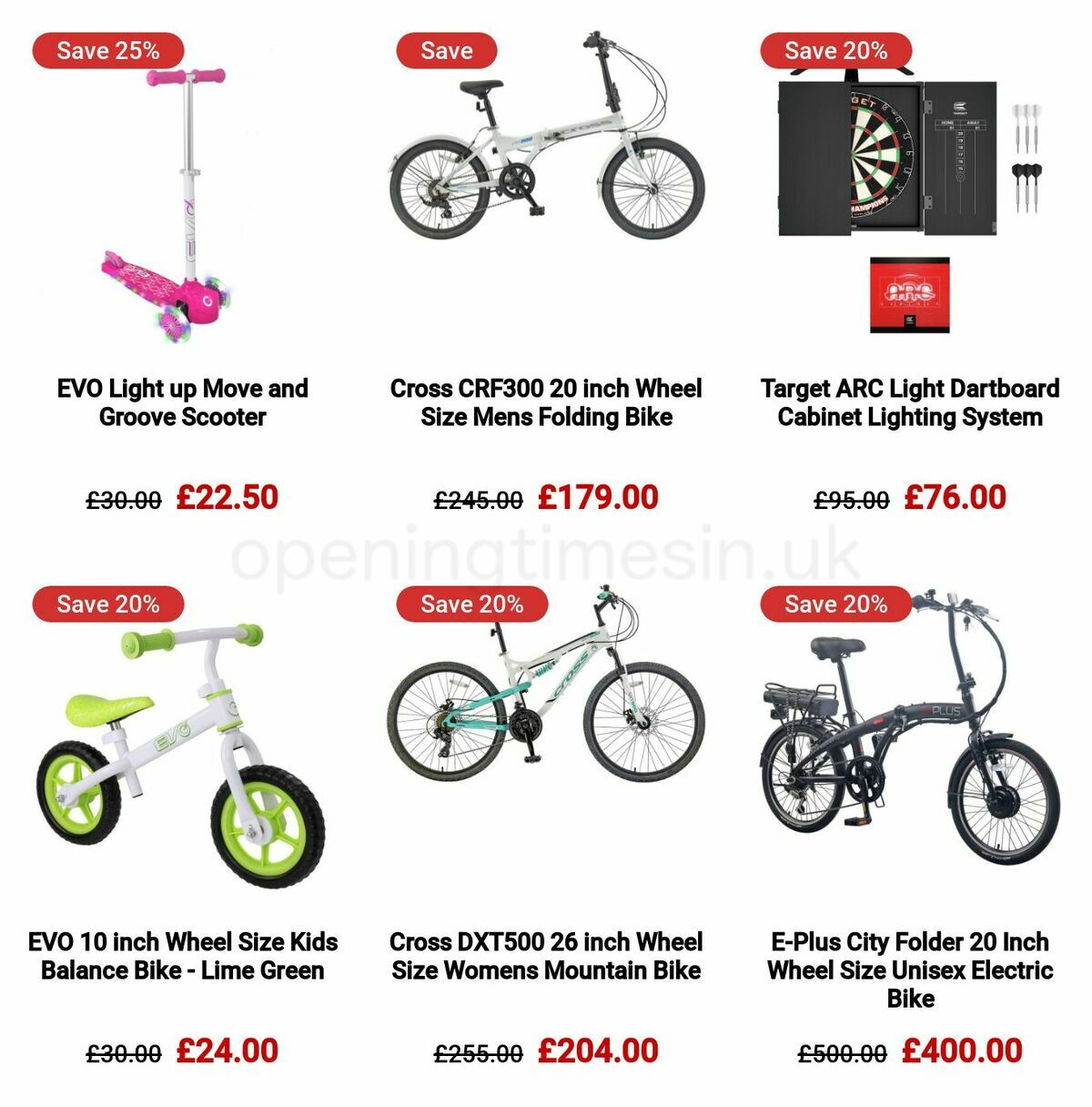 Argos Offers from 6 May