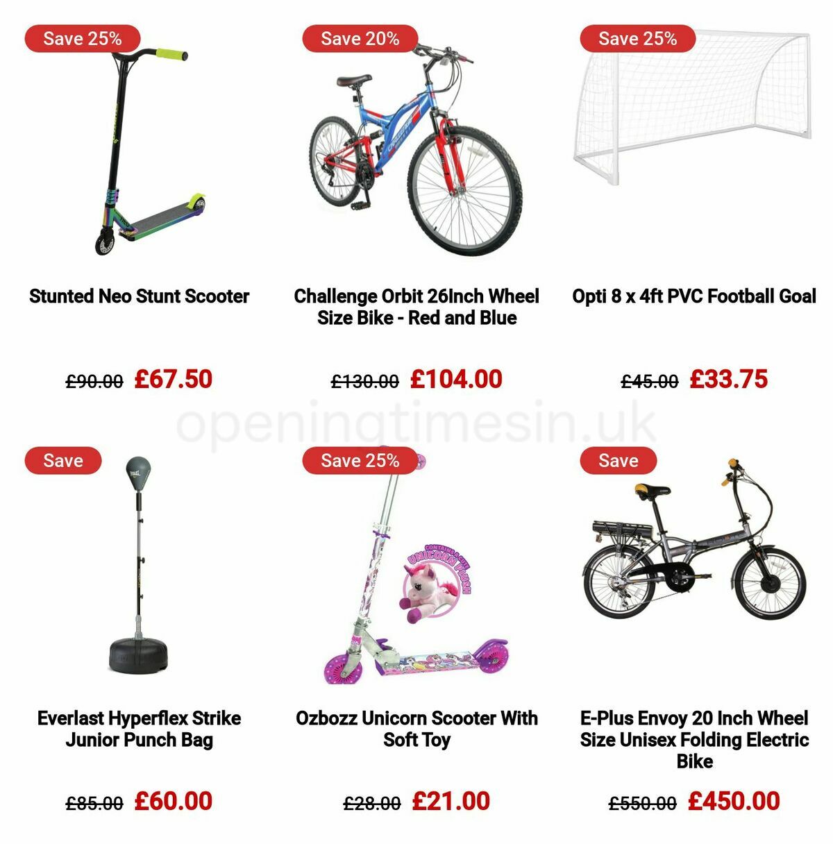 Argos Offers from 6 May