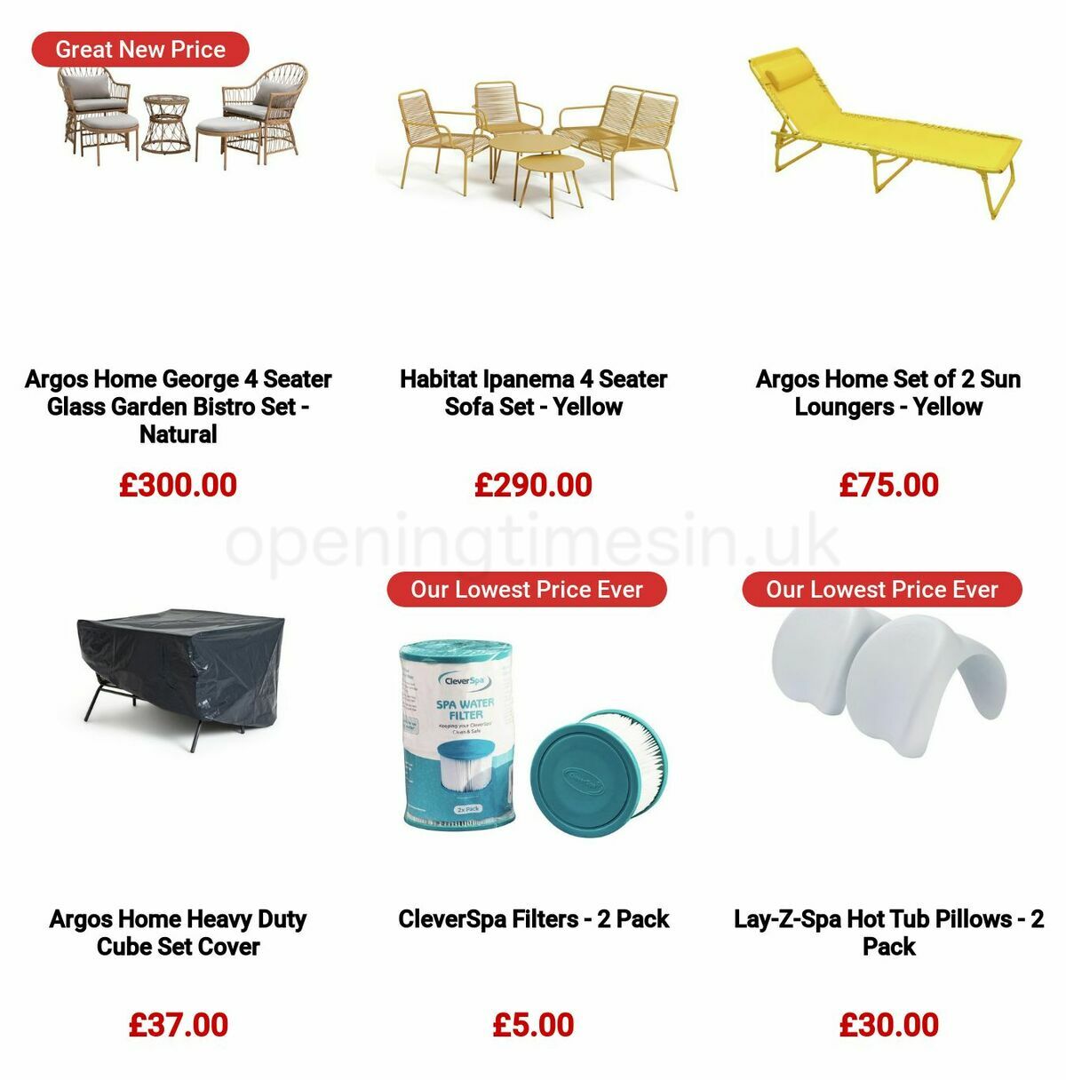 Argos Offers from 1 June