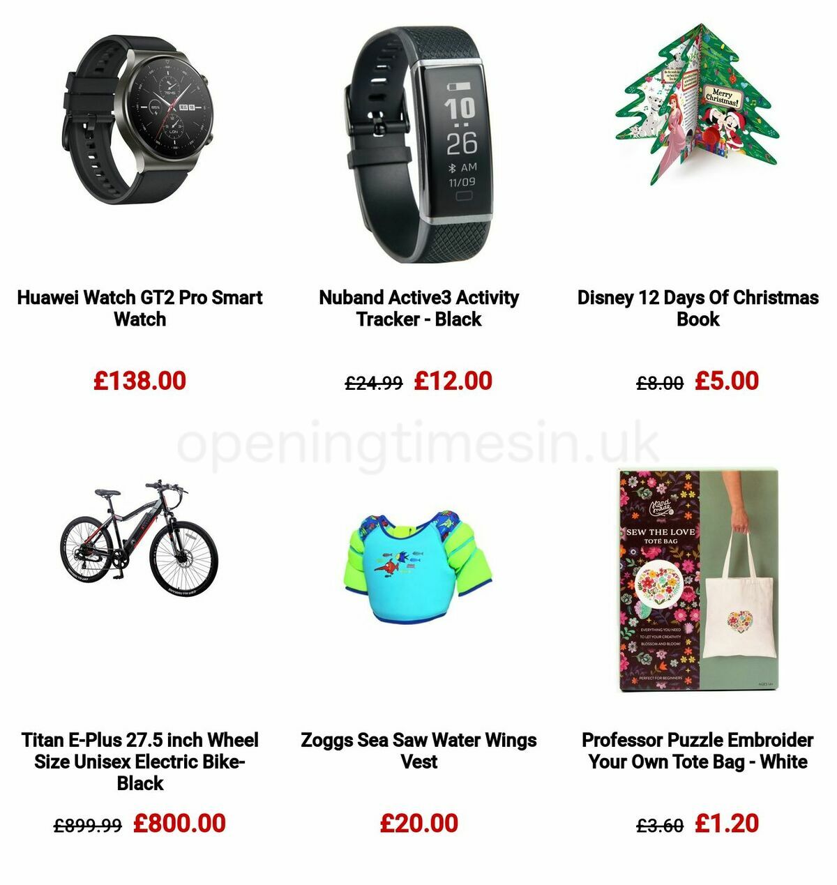 Argos Offers from 9 January