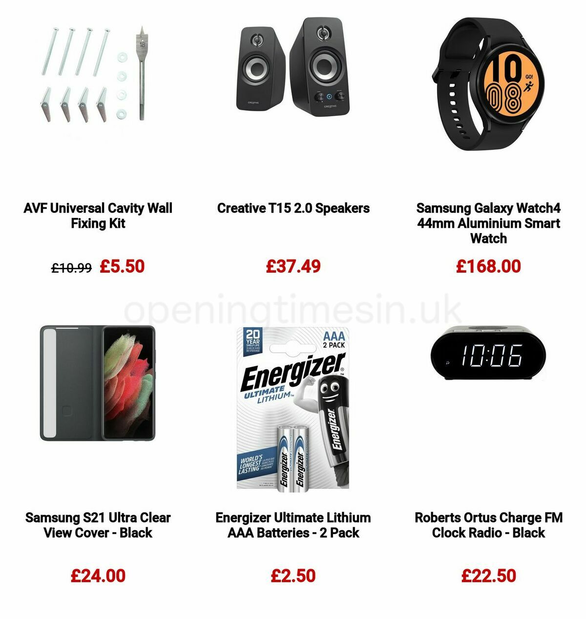 Argos Offers from 9 January