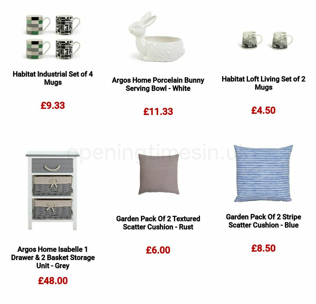 Argos Offers from 22 March