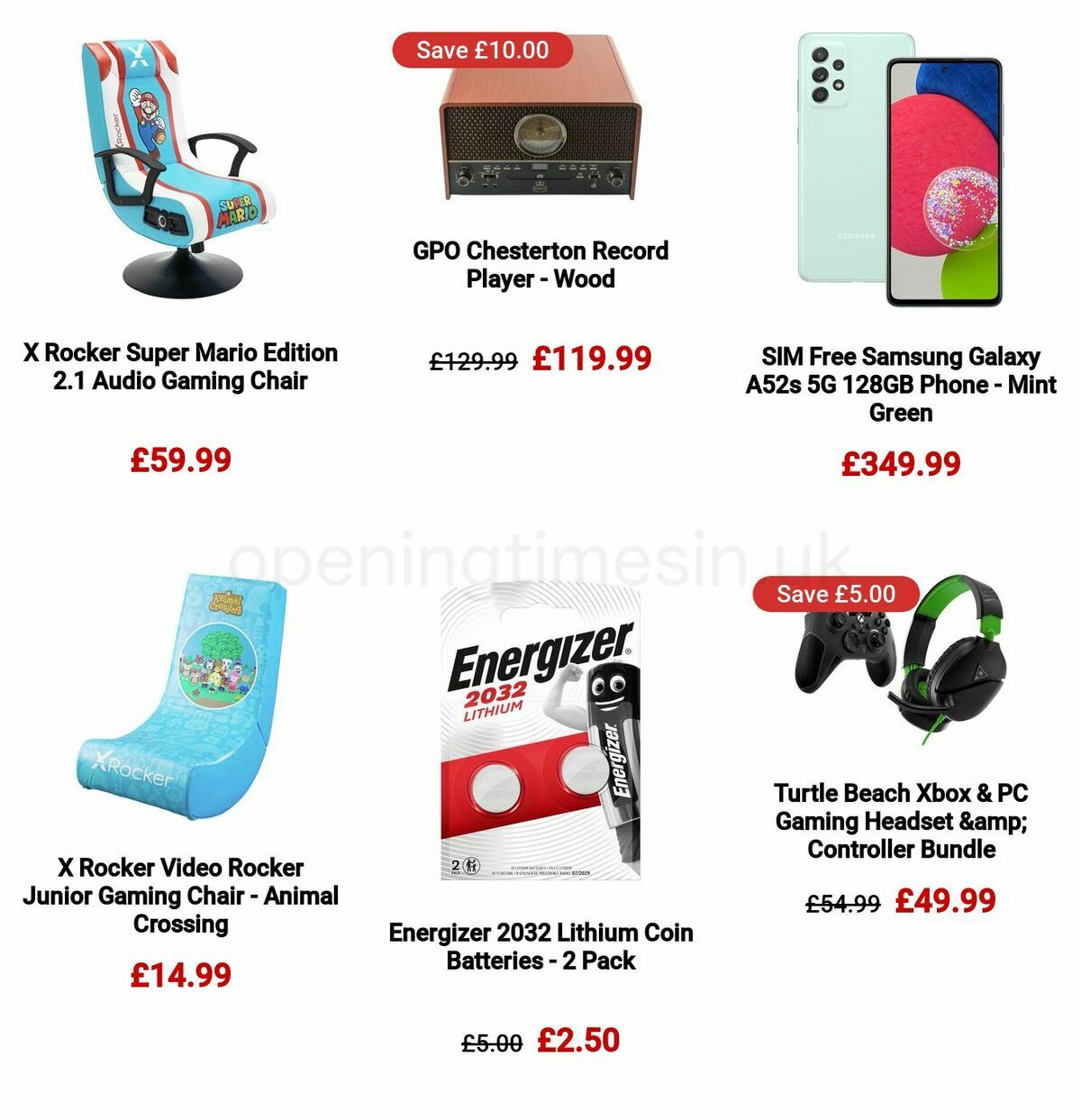 Argos Offers from 22 March