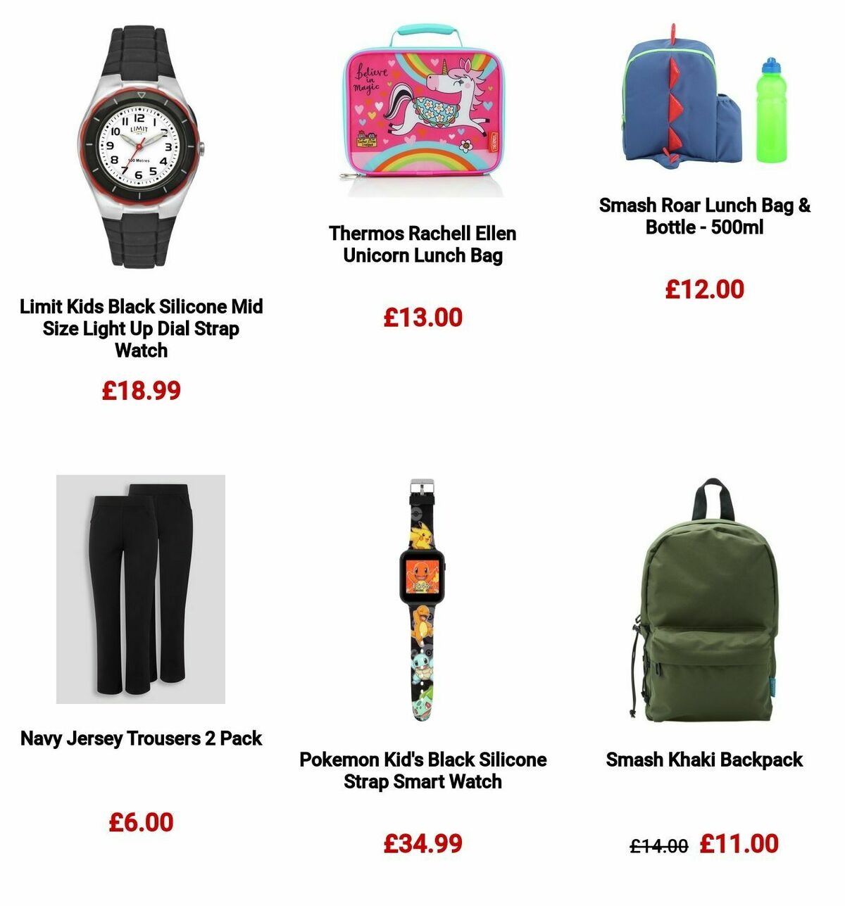 Argos Back to School Offers from 21 August