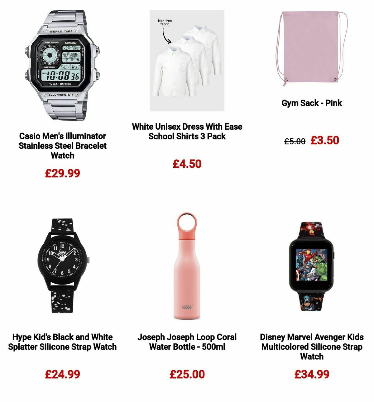 Argos Back to School Offers from 21 August