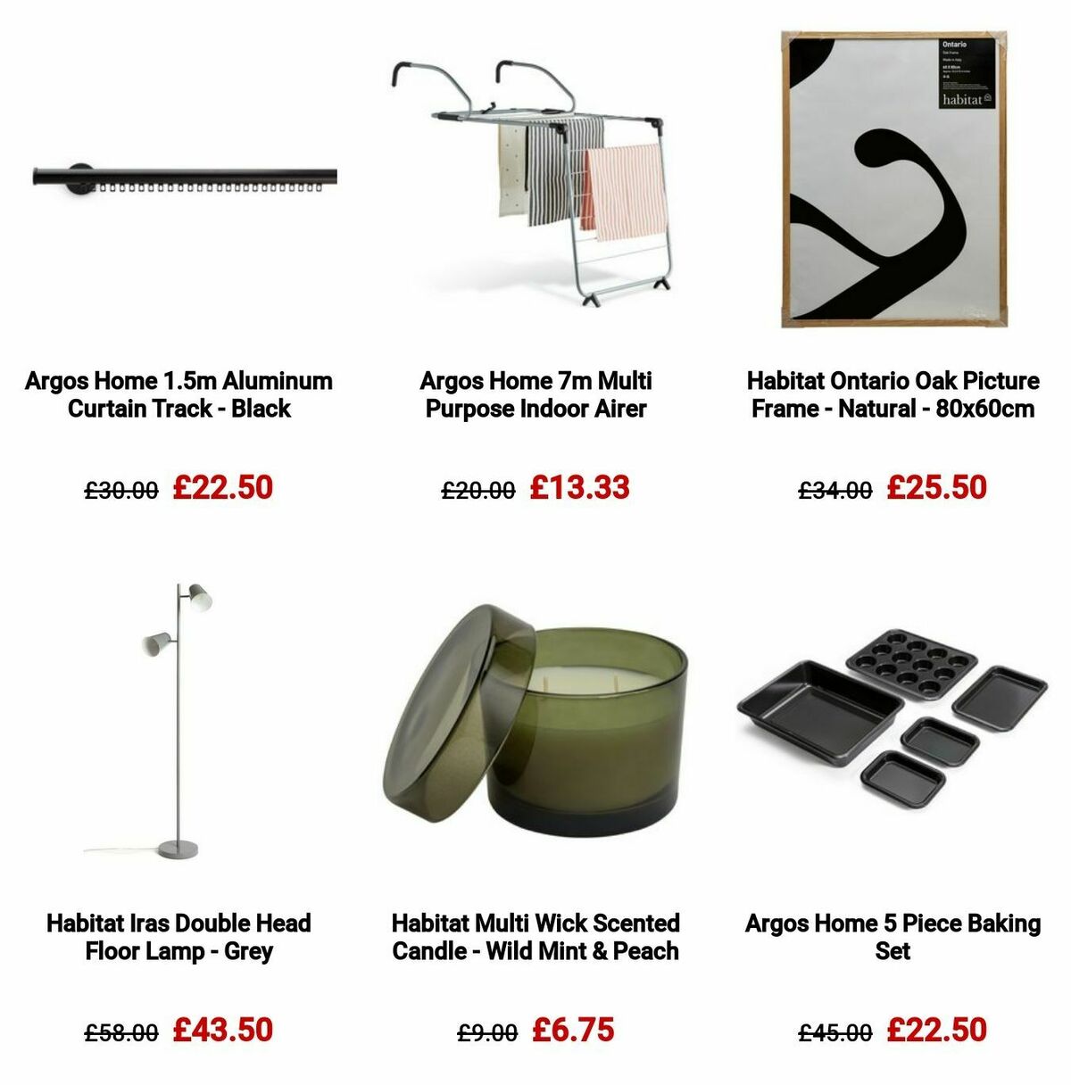 Argos Offers from 11 September