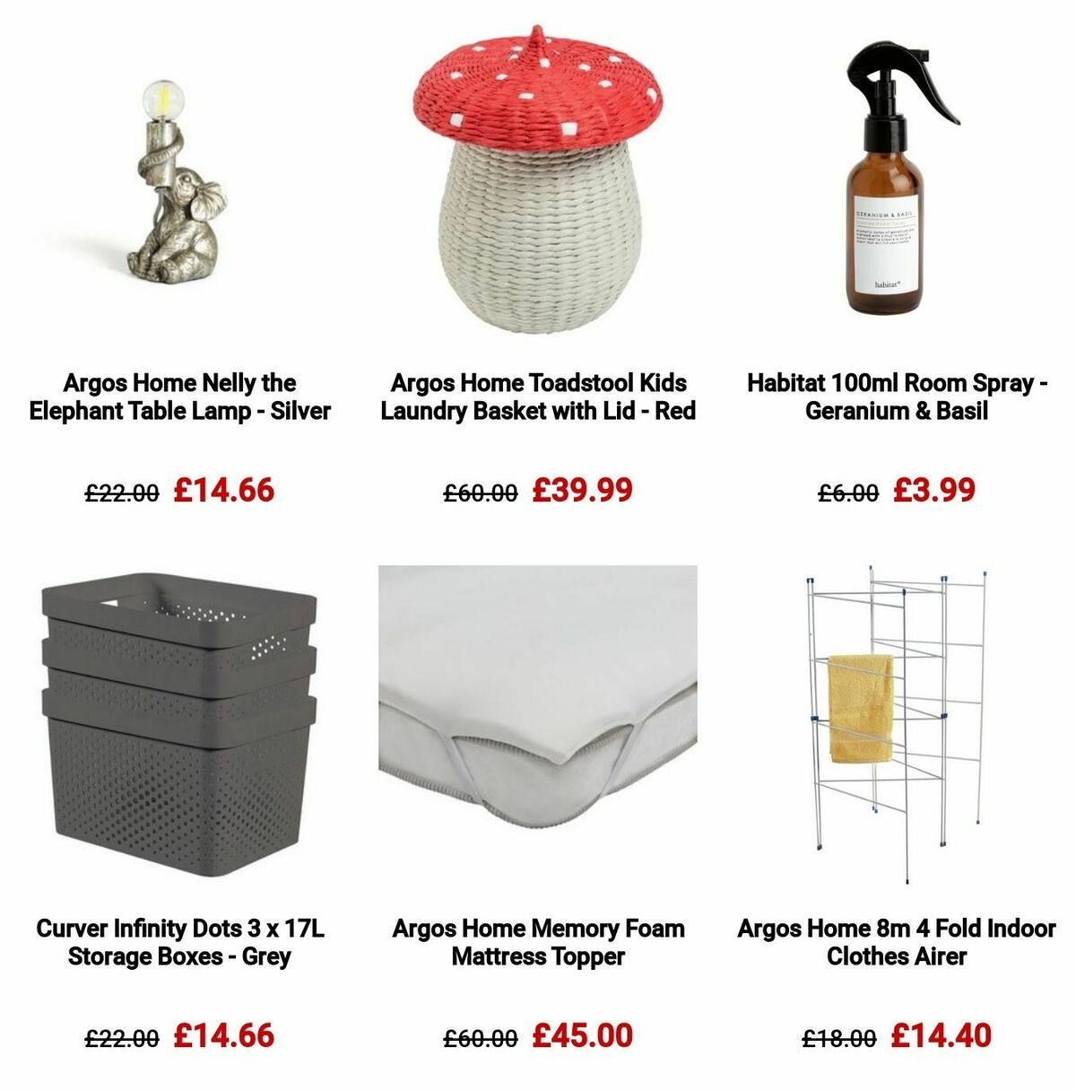 Argos Offers from 11 September