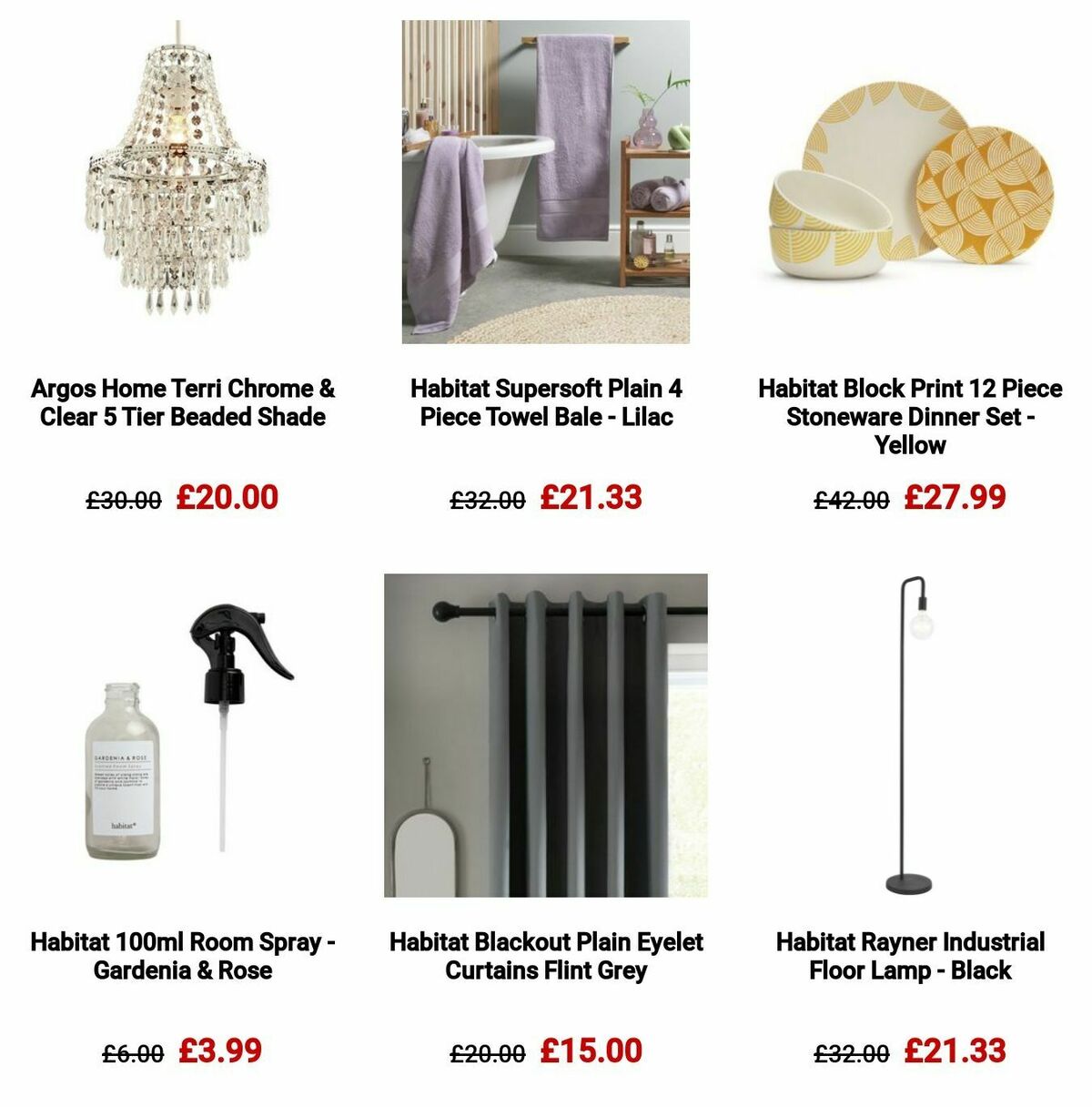 Argos Offers from 11 September