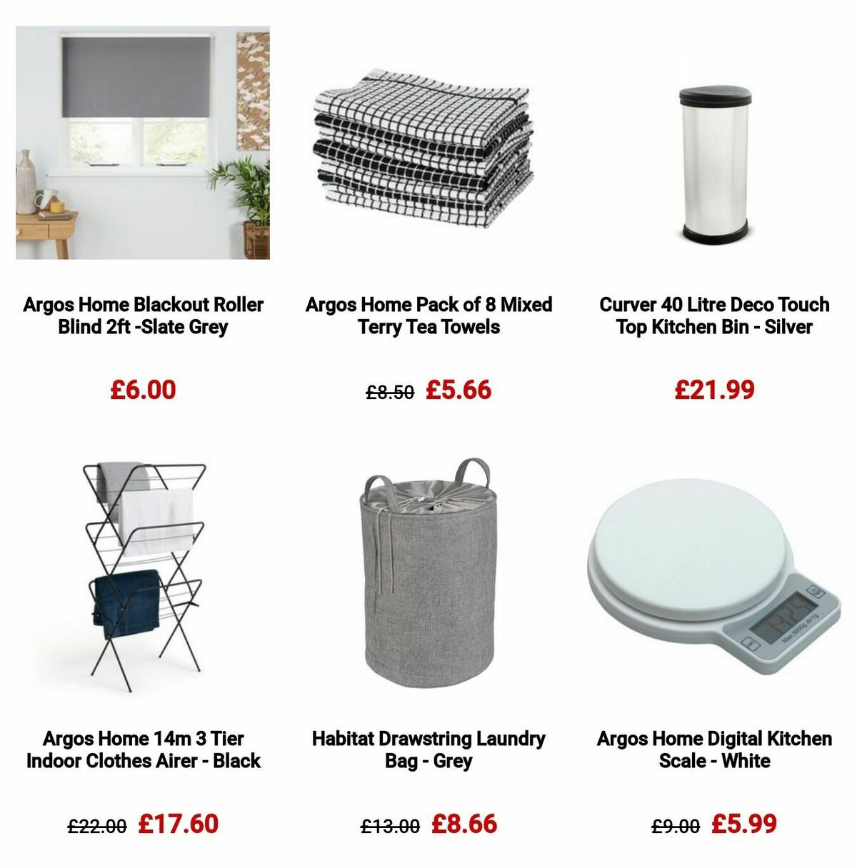 Argos Offers from 11 September