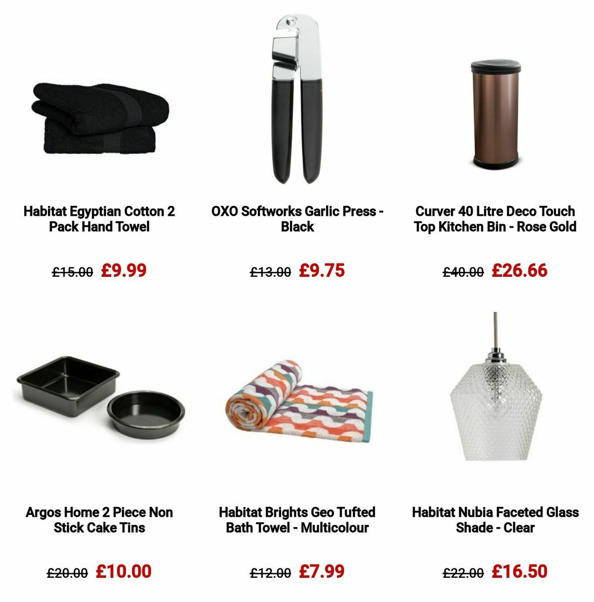 Argos Offers from 11 September