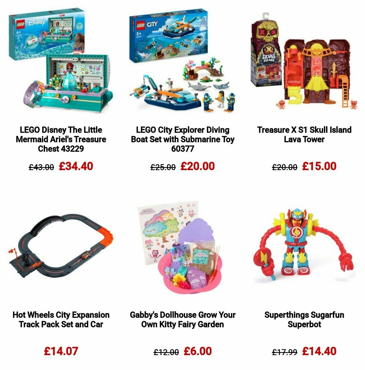 Argos Offers from 9 October