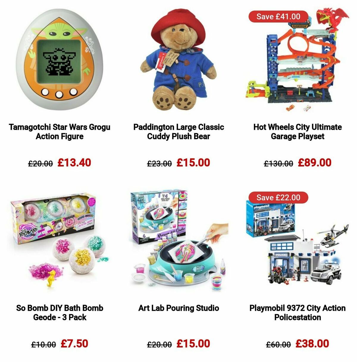 Argos Offers from 9 October