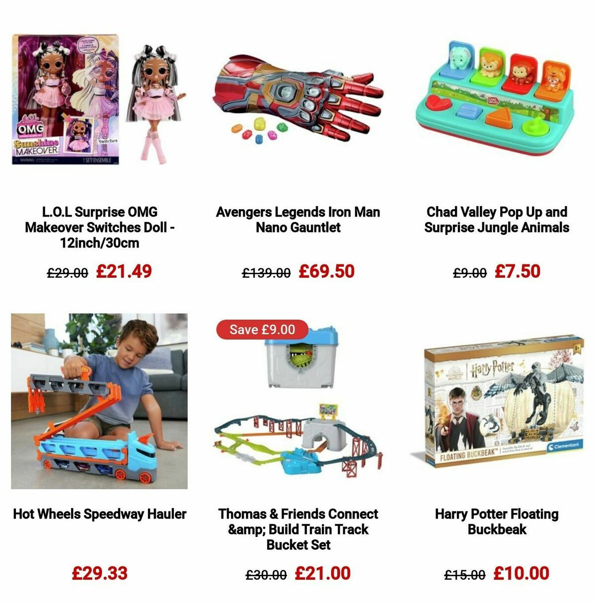 Argos Offers from 9 October