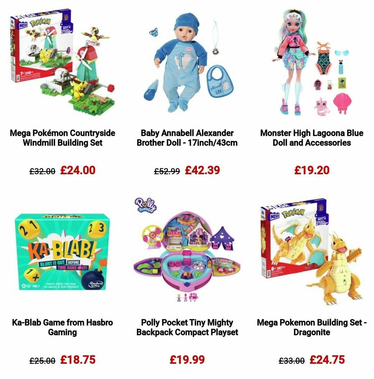 Argos Offers from 9 October