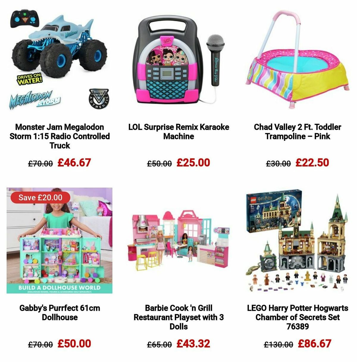 Argos Offers from 9 October