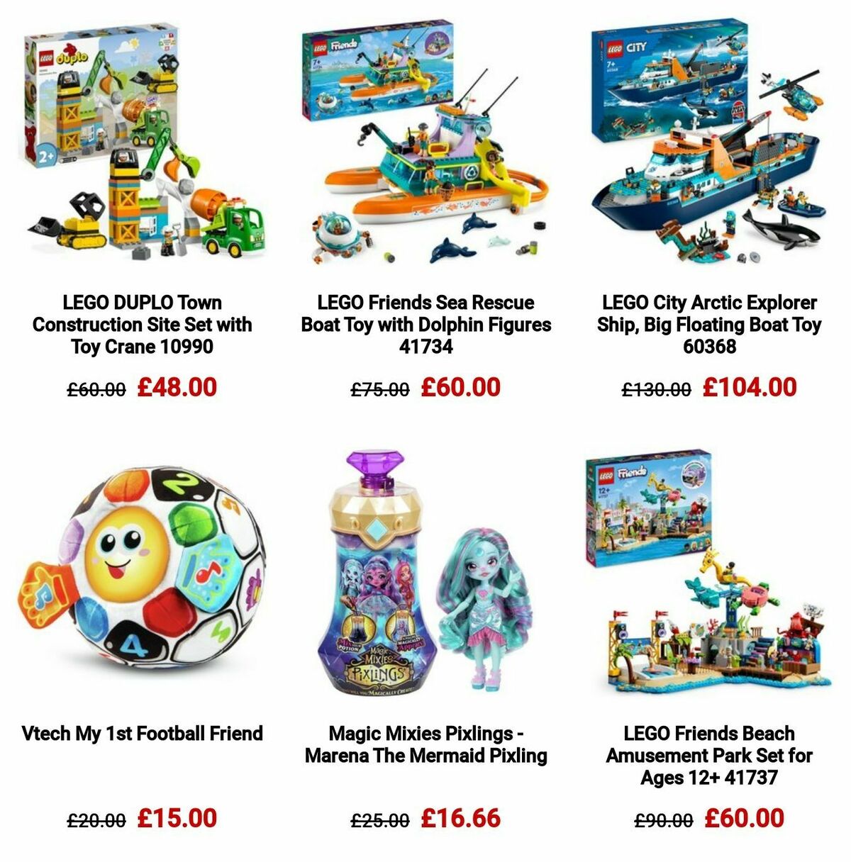 Argos Offers from 9 October