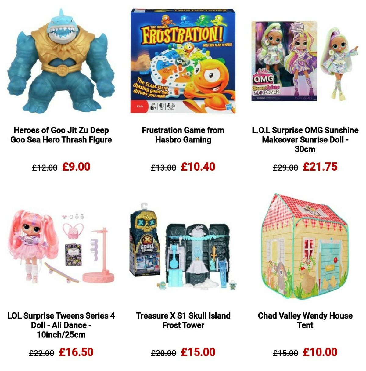 Argos Offers from 9 October