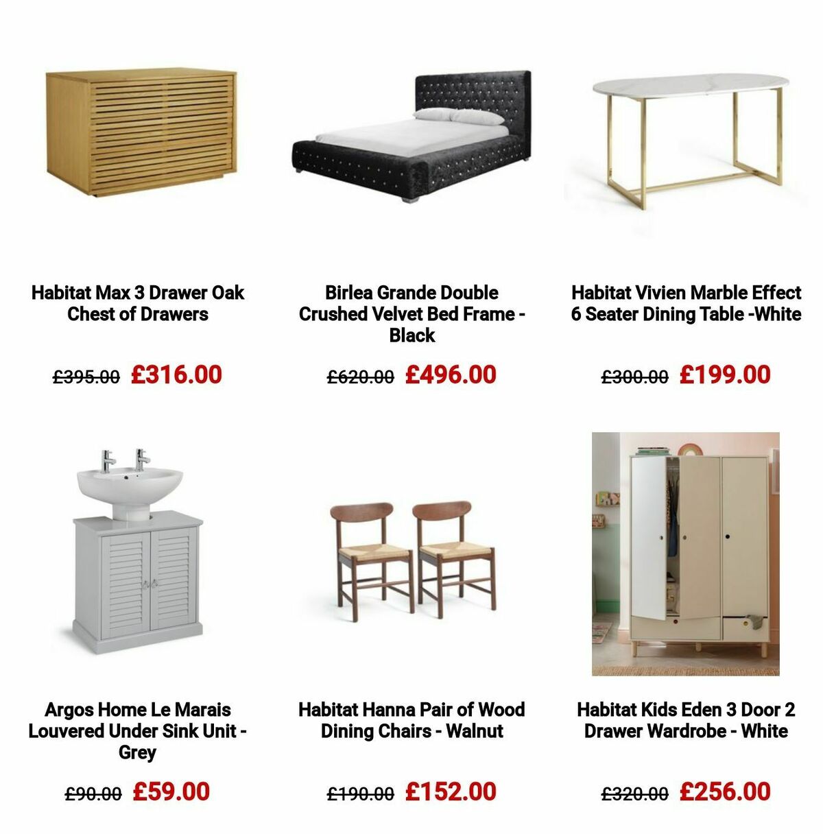 Argos Offers from 16 October