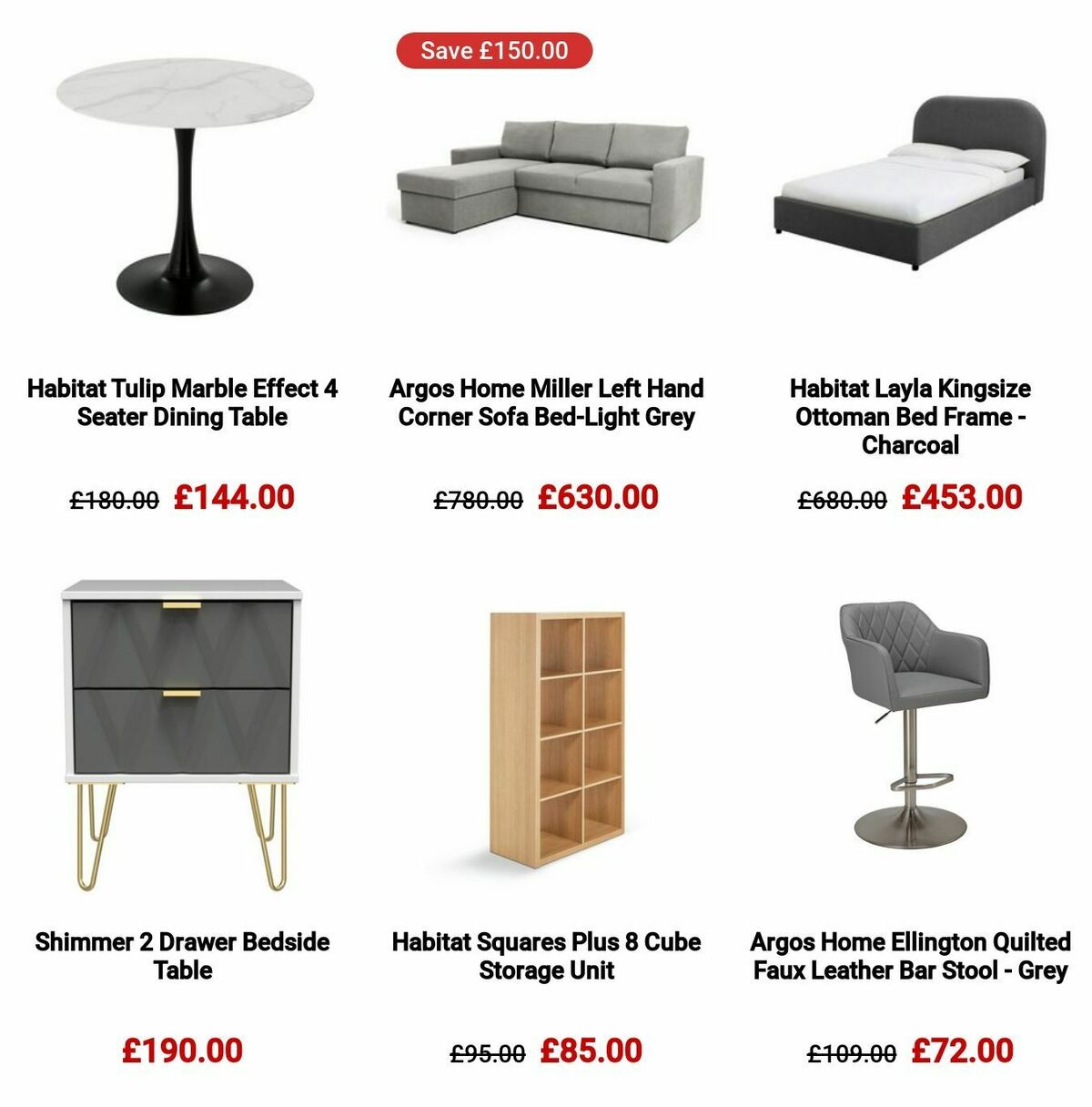 Argos Offers from 16 October