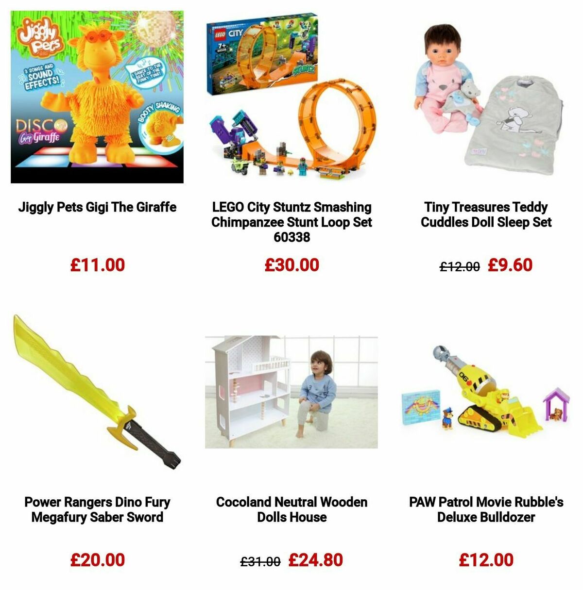 Argos Offers from 30 October