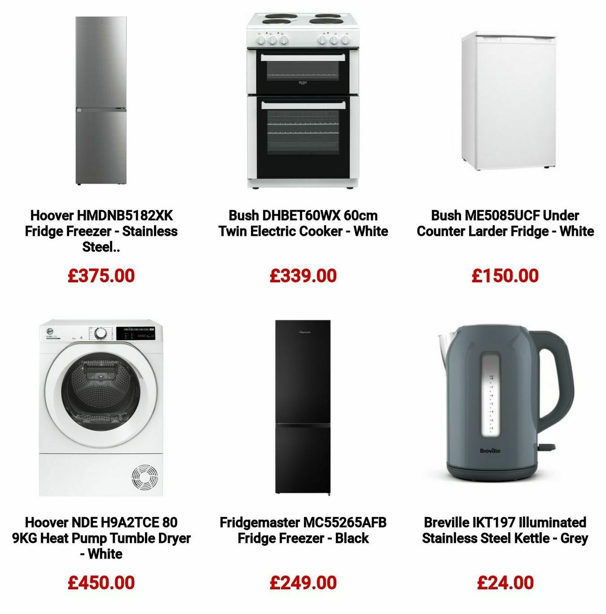 Argos Offers from 30 October