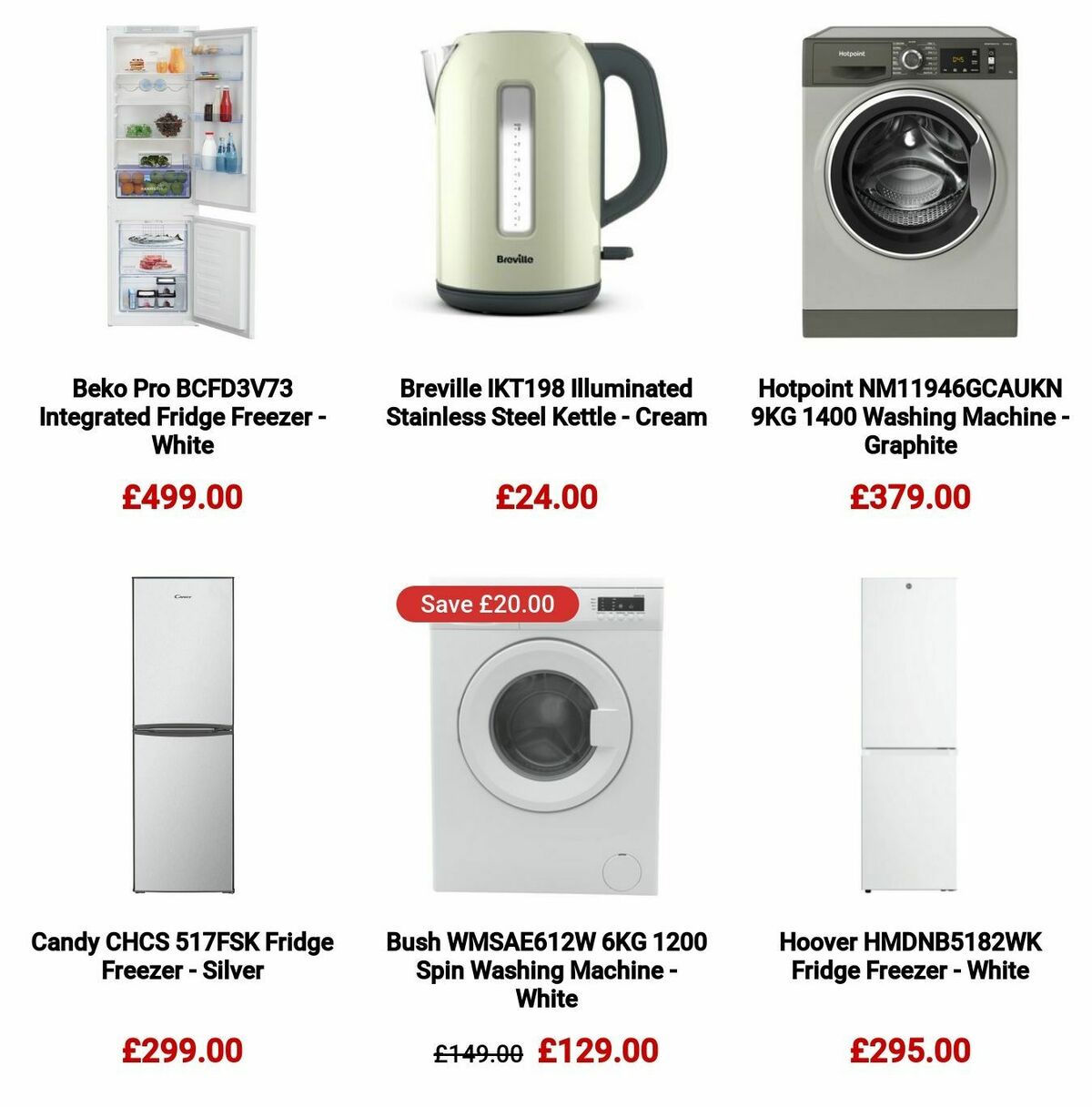 Argos Offers from 30 October