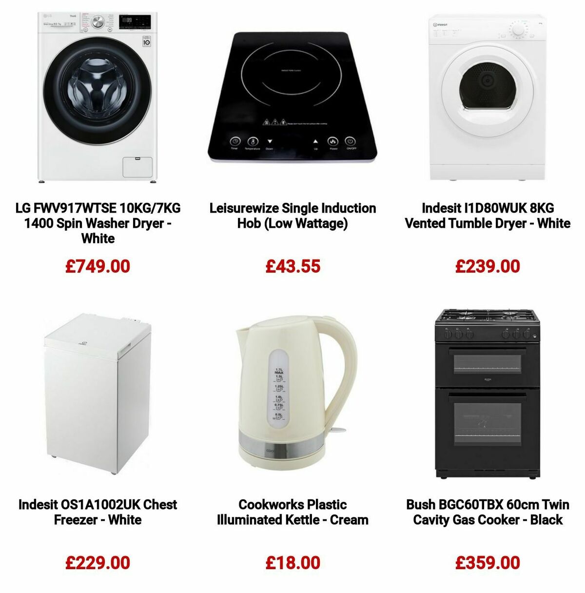 Argos Offers from 30 October